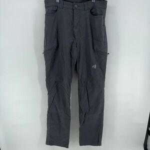 Eddie Bauer First Ascent Womens Grey Cargo Hiking Pants Size 8 31x32